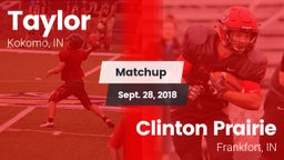 Matchup: Taylor  vs. Clinton Prairie  2018