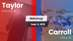 Matchup: Taylor  vs. Carroll  2019