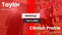 Matchup: Taylor  vs. Clinton Prairie  2019