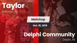 Matchup: Taylor  vs. Delphi Community  2019