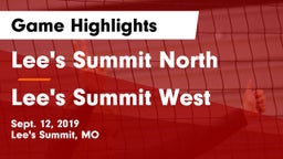 Lee's Summit North  vs Lee's Summit West  Game Highlights - Sept. 12, 2019