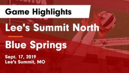 Lee's Summit North  vs Blue Springs  Game Highlights - Sept. 17, 2019