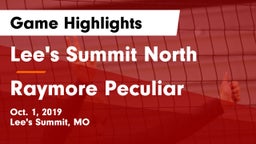 Lee's Summit North  vs Raymore Peculiar  Game Highlights - Oct. 1, 2019