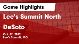 Lee's Summit North  vs DeSoto  Game Highlights - Oct. 17, 2019