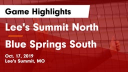 Lee's Summit North  vs Blue Springs South  Game Highlights - Oct. 17, 2019