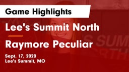 Lee's Summit North  vs Raymore Peculiar  Game Highlights - Sept. 17, 2020