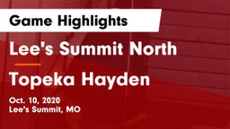 Lee's Summit North  vs Topeka Hayden Game Highlights - Oct. 10, 2020