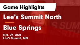 Lee's Summit North  vs Blue Springs  Game Highlights - Oct. 22, 2020