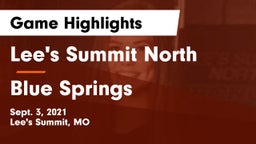 Lee's Summit North  vs Blue Springs  Game Highlights - Sept. 3, 2021