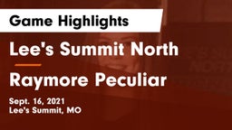 Lee's Summit North  vs Raymore Peculiar  Game Highlights - Sept. 16, 2021