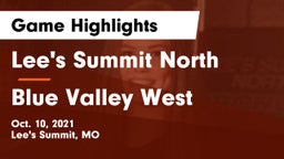 Lee's Summit North  vs Blue Valley West Game Highlights - Oct. 10, 2021