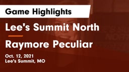 Lee's Summit North  vs Raymore Peculiar  Game Highlights - Oct. 12, 2021