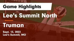 Lee's Summit North  vs Truman  Game Highlights - Sept. 13, 2022