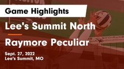 Lee's Summit North  vs Raymore Peculiar  Game Highlights - Sept. 27, 2022