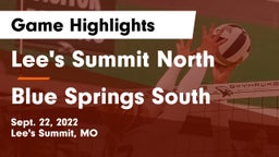 Lee's Summit North  vs Blue Springs South  Game Highlights - Sept. 22, 2022