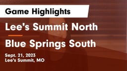 Lee's Summit North  vs Blue Springs South  Game Highlights - Sept. 21, 2023