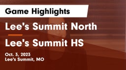 Lee's Summit North  vs Lee's Summit HS Game Highlights - Oct. 3, 2023