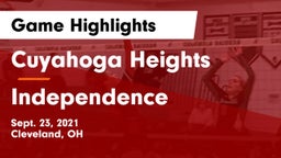 Cuyahoga Heights  vs Independence  Game Highlights - Sept. 23, 2021