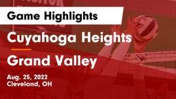 Cuyahoga Heights  vs Grand Valley  Game Highlights - Aug. 25, 2022