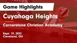 Cuyahoga Heights  vs Cornerstone Christian Academy Game Highlights - Sept. 19, 2022