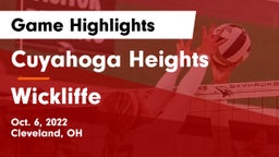 Cuyahoga Heights  vs Wickliffe  Game Highlights - Oct. 6, 2022