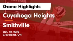 Cuyahoga Heights  vs Smithville  Game Highlights - Oct. 18, 2022