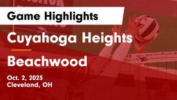 Cuyahoga Heights  vs Beachwood  Game Highlights - Oct. 2, 2023
