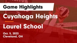 Cuyahoga Heights  vs Laurel School Game Highlights - Oct. 5, 2023