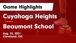 Cuyahoga Heights  vs Beaumont School Game Highlights - Aug. 23, 2021