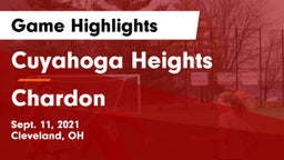 Cuyahoga Heights  vs Chardon  Game Highlights - Sept. 11, 2021