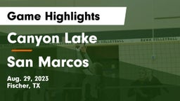 Canyon Lake  vs San Marcos  Game Highlights - Aug. 29, 2023