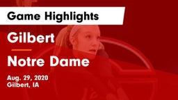 Gilbert  vs Notre Dame  Game Highlights - Aug. 29, 2020
