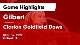 Gilbert  vs Clarion Goldfield Dows  Game Highlights - Sept. 12, 2020