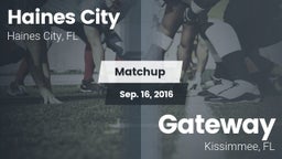 Matchup: Haines City High vs. Gateway  2016