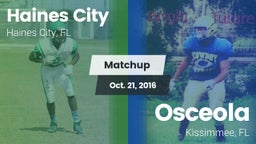 Matchup: Haines City High vs. Osceola  2016
