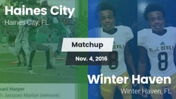 Matchup: Haines City High vs. Winter Haven  2016