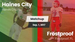 Matchup: Haines City High vs. Frostproof  2017