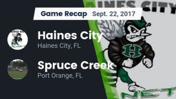 Recap: Haines City  vs. Spruce Creek  2017