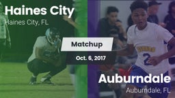 Matchup: Haines City High vs. Auburndale  2017