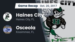 Recap: Haines City  vs. Osceola  2017