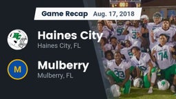 Recap: Haines City  vs. Mulberry  2018