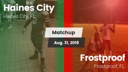 Matchup: Haines City High vs. Frostproof  2018