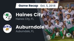 Recap: Haines City  vs. Auburndale  2018