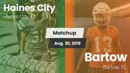 Matchup: Haines City High vs. Bartow  2019