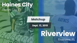 Matchup: Haines City High vs. Riverview  2019