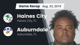 Recap: Haines City  vs. Auburndale  2019