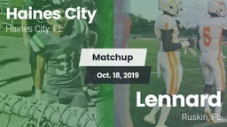 Matchup: Haines City High vs. Lennard  2019