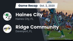 Recap: Haines City  vs. Ridge Community  2020