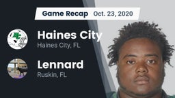 Recap: Haines City  vs. Lennard  2020
