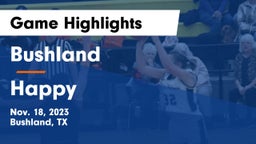 Bushland  vs Happy  Game Highlights - Nov. 18, 2023
